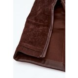 Boto Women's Platform Boots with Strap and Silver Detail Chocolate Korivelle | Shoptok.si