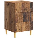 vidaXL Noćni ormarić Staro drvo 43 x 39 5 x 66 5 cm Konstruirano drvo - Staro drvo | shoptok.hr
