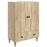 vidaXL Strani šal Sonoma hrast 66 x 34,5 x 95 cm Inženirski les, (5000218046) | Shoptok.si