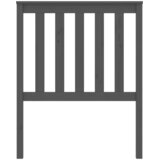  Uzglavlje za krevet sivo 81 x 6 x 101 cm od masivne borovine | shoptok.hr