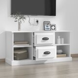 TV ormarić bijeli 99,5 x 35,5 x 48 cm od konstruiranog drva | shoptok.hr