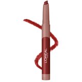 L´Oréal Paris infallible matte lip crayon šminka z mat učinkom svinčnik za ustnice šminka 1,3 g odtenek 112 spice of life za ženske | Shoptok.si