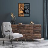Wallity Zidna dekoracija Tree Man - 291, 49 x 3 x 58 cm, Crna | ePonuda.com