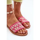 Boto Women's Flat Heel Flip Flops in Fuchsia by Traivea | ePonuda.com