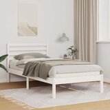  Krevetna konstrukcija Bijelo 80 x 200 cm Čvrsto borovo drvo | shoptok.hr