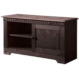 Støraa Rjava nizka komoda iz masivnega bora 50x35 cm Cubrix – Cene