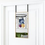  Ogledalo za vrata zlatno 30x60 cm od stakla i aluminija | shoptok.hr