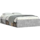  Posteljni okvir betonsko siv 120x200 cm | Shoptok.si