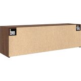  Kupaonski zidni ormarić smeđi hrast 100x25x30 cm izrađeno drvo | shoptok.hr