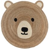 Flair Rugs Otroška preproga iz jute v naravni barvi 100x100 cm Bertie Bear – | Shoptok.si