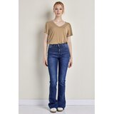 Legendww ženske slim fit farmerke sa prorezima - model 225 Cene
