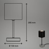 BRILONER 7737-014 - Stona lampa SILVER CRAFTED 1xE14/25W/230V | Eponuda.com