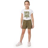 Leone 1947 Otroški kompleti Girl Sets T-Shirt + Short Love Kaki Cene