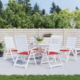  Jastuci za vrtne stolice 6 kom crveni 50 x 50 x 4 cm od tkanine | shoptok.hr