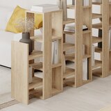 Marckeric Regal u dekoru hrasta u prirodnoj boji 158x151 cm Anissa – | shoptok.hr