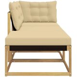  Sekcijski kavč z blazino Bela 241,5 x 83 x 73 cm, (5000269291) | Shoptok.si