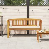  Klupa s ružama Prirodna 157 x 46 x 82,5 cm Čvrsto drvo akacije | shoptok.hr