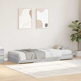  Krevetna konstrukcija Siva Sonoma 75 x 190 cm Konstruirano drvo | shoptok.hr