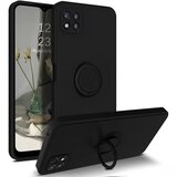  Silikonski ovitek Liquid Ring za Xiaomi Redmi 9C - črn Cene