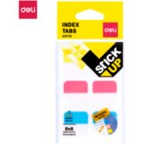 Deli STIKERI ZA INDEKSIRANJE PVC PAPIR 25x28mm, 6kom po 8 listova EA11702 | ePonuda.com