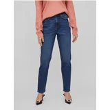 Vila Dark Blue Women Mom Jeans Naomi - Women