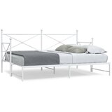  Krevet na rasklapanje bez madraca bijeli 75x190 cm čelik | shoptok.hr