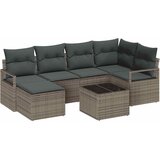  Set sofe 7 kom. Svijetlo siva poliratan Svjetlosiva 232 x 122 x 85 cm | shoptok.hr