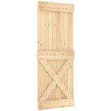  Klizna vrata NARVIK Prirodna i crna 80 x 210 cm (213,5 cm) | shoptok.hr