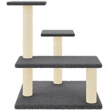  Penjalica za mačke sa stupovima za grebanje tamnosiva 61 cm | shoptok.hr