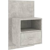 Furnova Stenska nočna omarica betonsko siva, (21926485) | Shoptok.si
