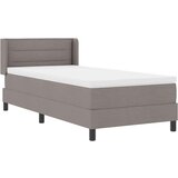  Boxspring krevet s madracem s madracem Sivo-smeđa 90 x 190 cm | shoptok.hr