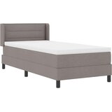  Postelja boxspring z vzmetnico z vzmetnico Taupe 90 x 190 cm, (5000126397) | Shoptok.si