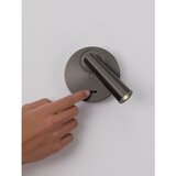 Nova Luce Sivi LED reflektor aluminijski sa savitljivom konstrukcijom 7x10 cm Tico – | shoptok.hr