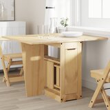 vidaXL Sklopivi blagovaonski stol Corona voštano smeđi od borovine | shoptok.hr