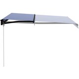 Maison Chic Ročno zložljiva tenda - Senčniki 350x250 cm modra in bela, (22042343) Cene