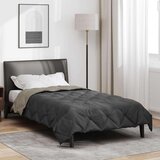  Poletna odeja Svetlo siva in antracit 200 x 135 cm Mikrovlakna, (5000288313) | Shoptok.si