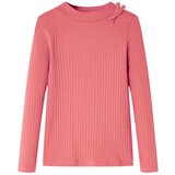 vidaXL Otroška majica z dolgimi rokavi starinsko roza 128 | Shoptok.si