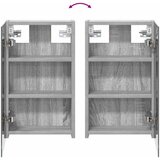  Kupaonski ormar s ogledalom Zidne Siva Sonoma 30 x 10,5 x 50 cm | shoptok.hr