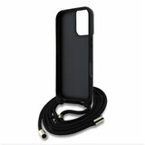 Guess PU 4G Metal Logo Crossbody Popruh Zadní Kryt pro iPhone 16 Black Ovitek za telefon Vijolična | Shoptok.si