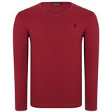 Dewberry T8587 V-NECK MEN'S SWEATSHIRT-FLAT BURGUNDY | shoptok.hr