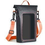 INF zunanja vodotesna torbica za telefon black+orange, (21542363) Cene