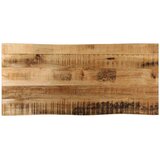 Stolna ploča sa živi rub 100x40x2,5cm masivno grubo drvo manga | Eponuda.com