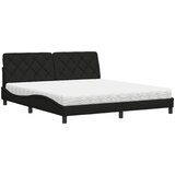 Krevet s madracem crni 180x200 cm od tkanine | Eponuda.ba