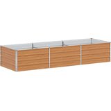  Vrtna visoka greda Svetlo rjava 240 x 80 x 45 cm, (5000287811) | Shoptok.si