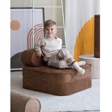 Wigiwama Smeđa dječja fotelja od samta Flip – | shoptok.hr