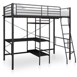  Na kat sa stolićima u okviru crni metalni 90 x 200 cm | shoptok.hr