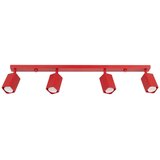 Sollux Lighting Stropna svetilka RAYO 4L rdeča, (5000500060) | Shoptok.si