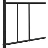  Metalno zamjensko uzglavlje crno 80 cm | shoptok.hr