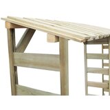 vidaXL Duplo spremište za drva 300 x 44 x 176 cm impregnirana borovina | shoptok.hr