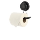 Tendance držač toaletnog papira na vakum, aluminij, crni | Eponuda.ba